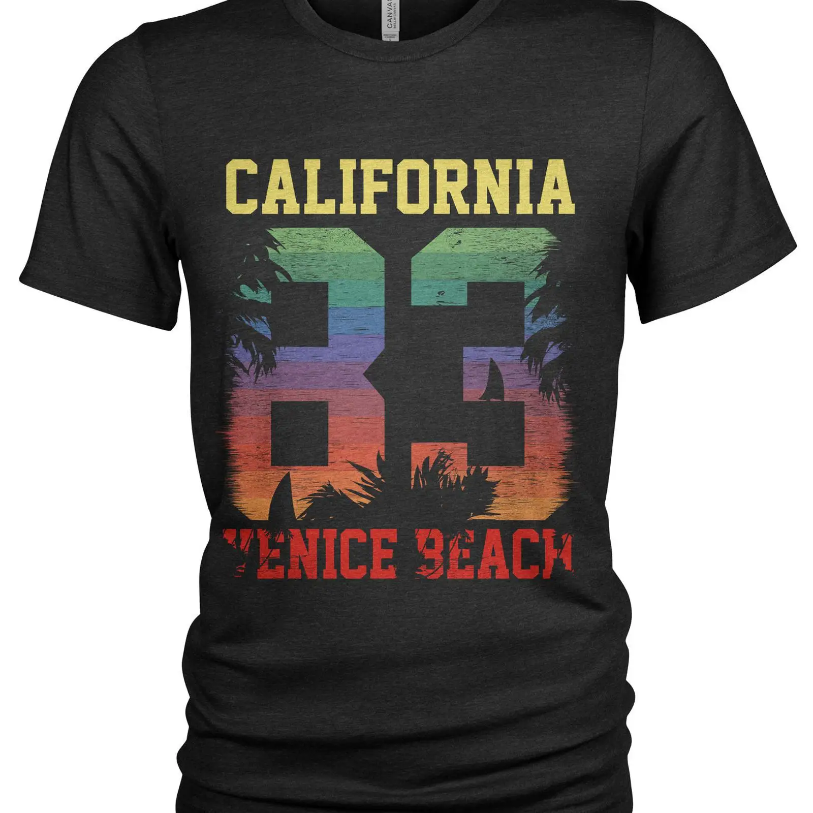 Vintage Fashion La - ベニスビーチ 1983 カリフォルニア LA サマー T