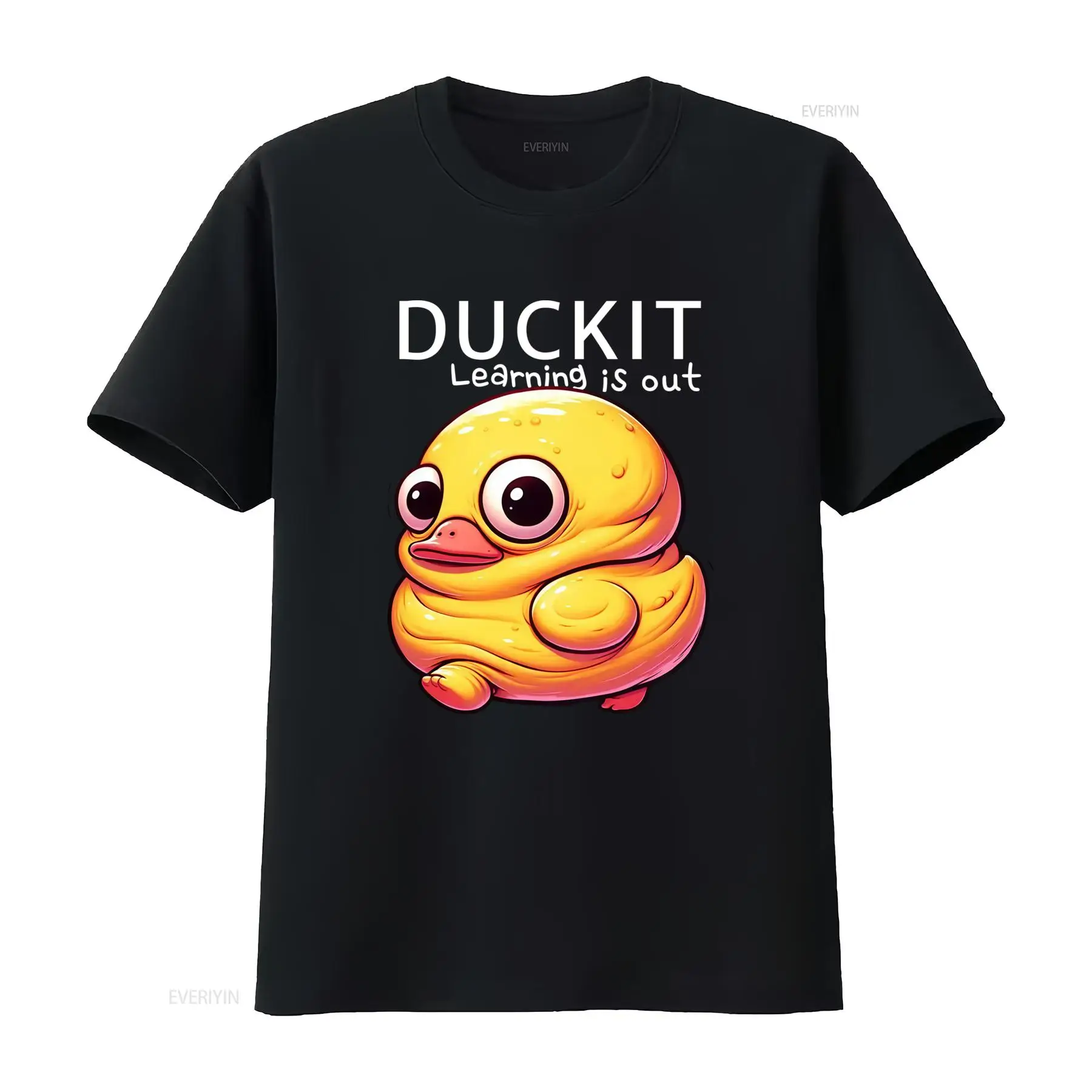 Vintage Fashion Quotes - Duck It Tシャツ 面白いユーモラスな引用句 ソフトスタイル漫画プリント ヴィンテージウォッシュドファッション