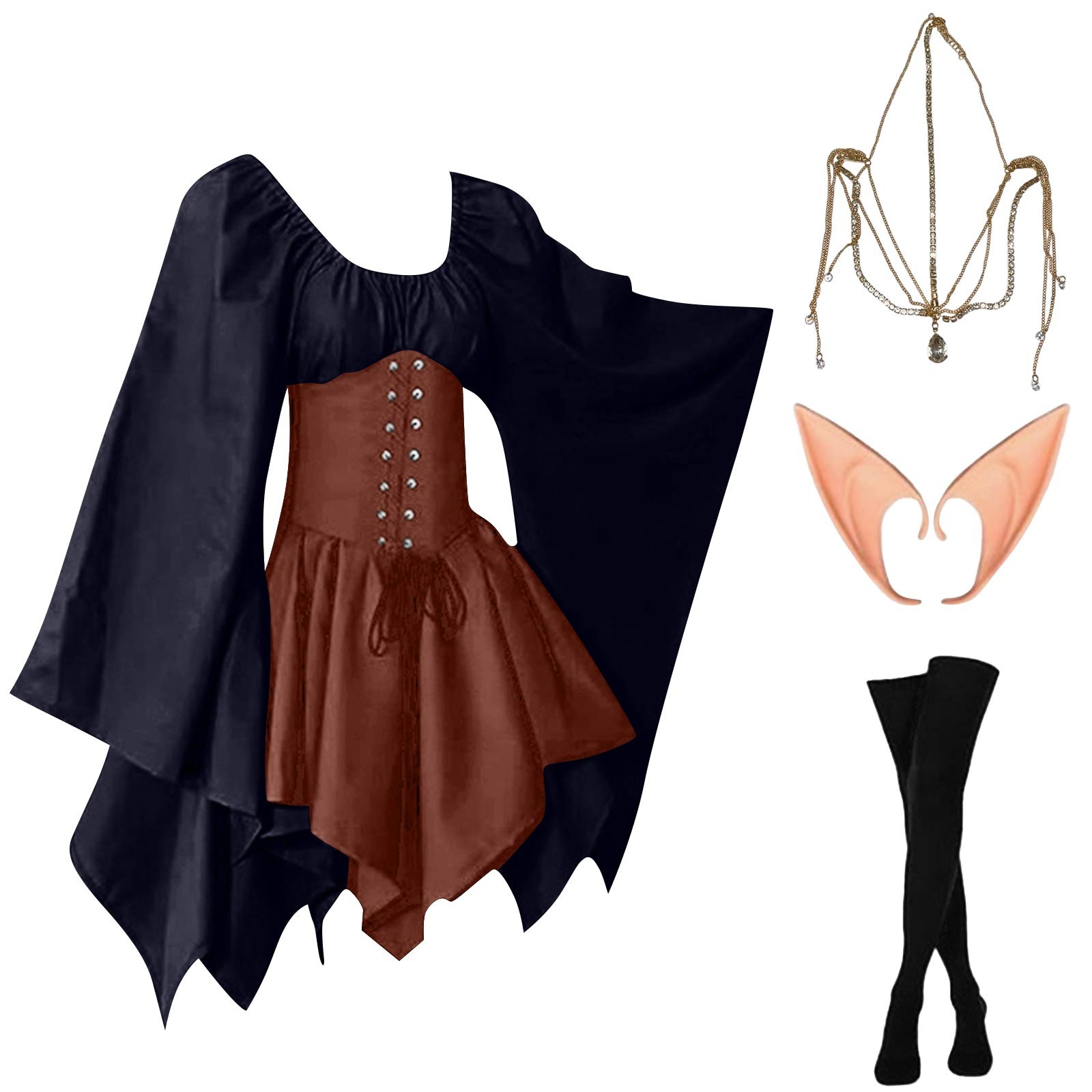 ハロウィンコスプレ パレス ヴィクトリア朝 中世 ヴィンテー - Vintage Fashion Dresses のレビューと価格