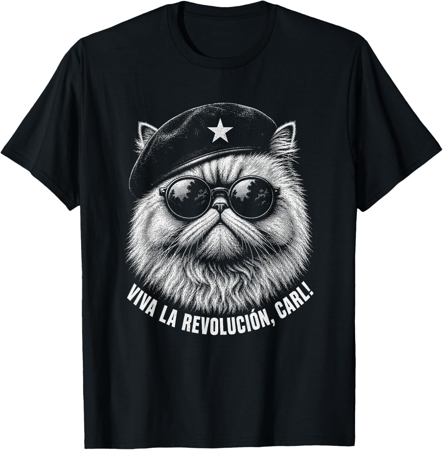 「Viva La Revolucion」カール、面白い猫のイ - Vintage Fashion La のレビューと価格
