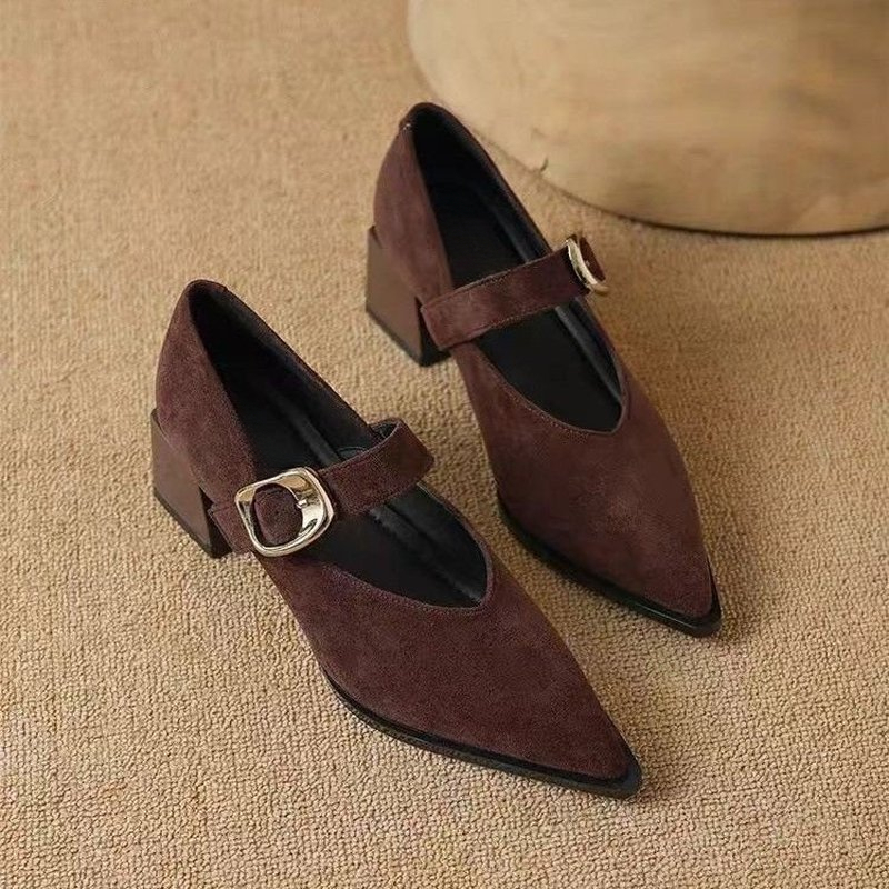 レディース ヴィンテージ メリージェーン ブロックヒール パ - Vintage Fashion Online のレビューと価格