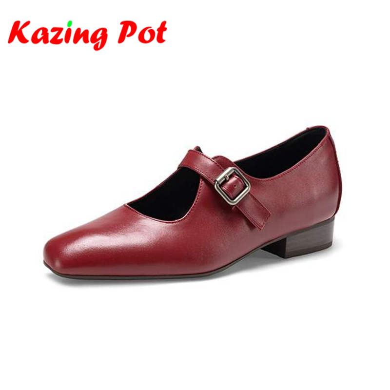 Krazing Pot フルグレインレザー ラウンドトゥ ロ - Vintage Fashion Dresses のレビューと価格